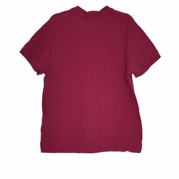 Old Navy Men Red Cotton Golf Polo Shirt Collared Short Sleeve Lightweight Sz XL - Picture 2 of 6